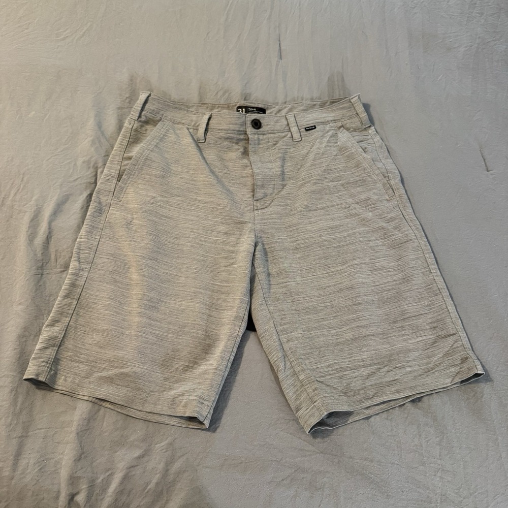 Hurley Golf Shorts With Nike Dri Fit Men's Size 31 Gray‎